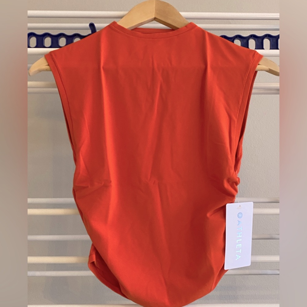 AthletaTranscend Ruched Tank Orange XS